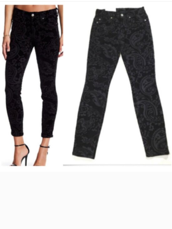 7 For All Mankind Denim - 7FAM Jeans Ankle Super Skinny Velvet 0995_25E1M